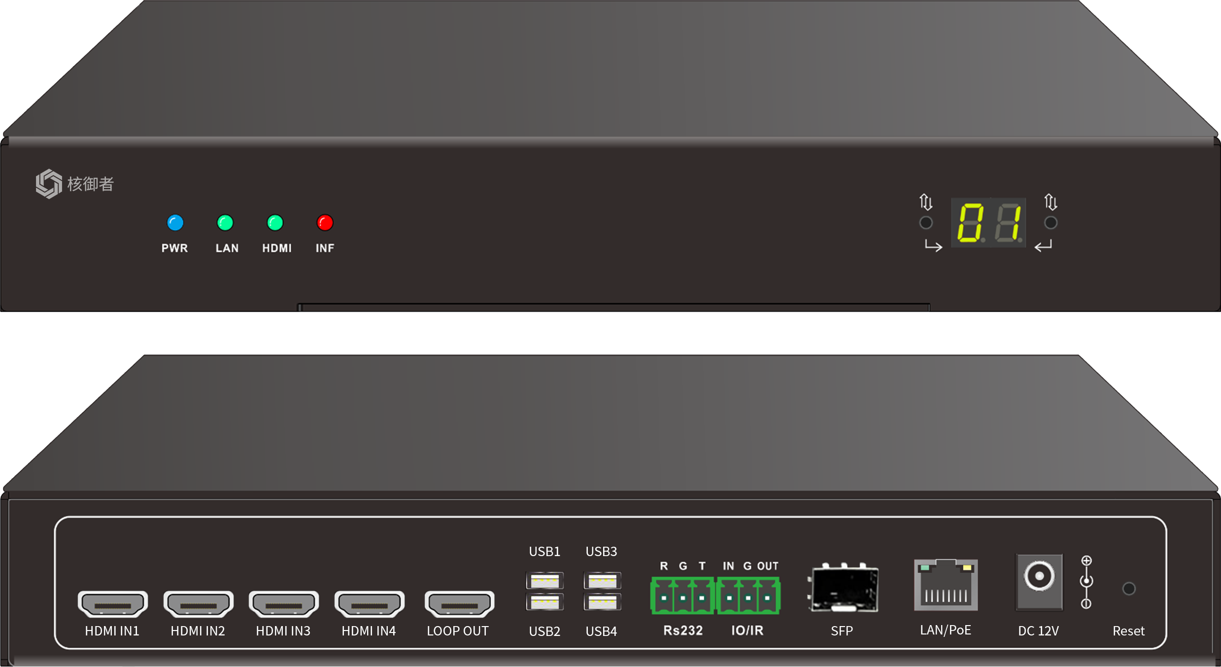 HYZ-AVC-4000/4 音视频采集终端